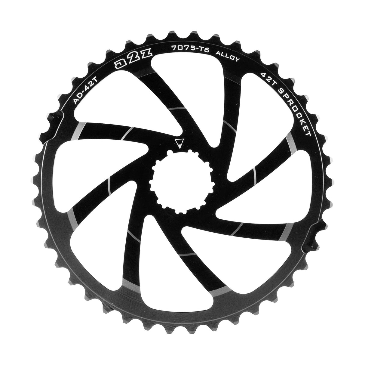 A2Z Wide Range Cassette Adapter Sprocket (48T, Black)