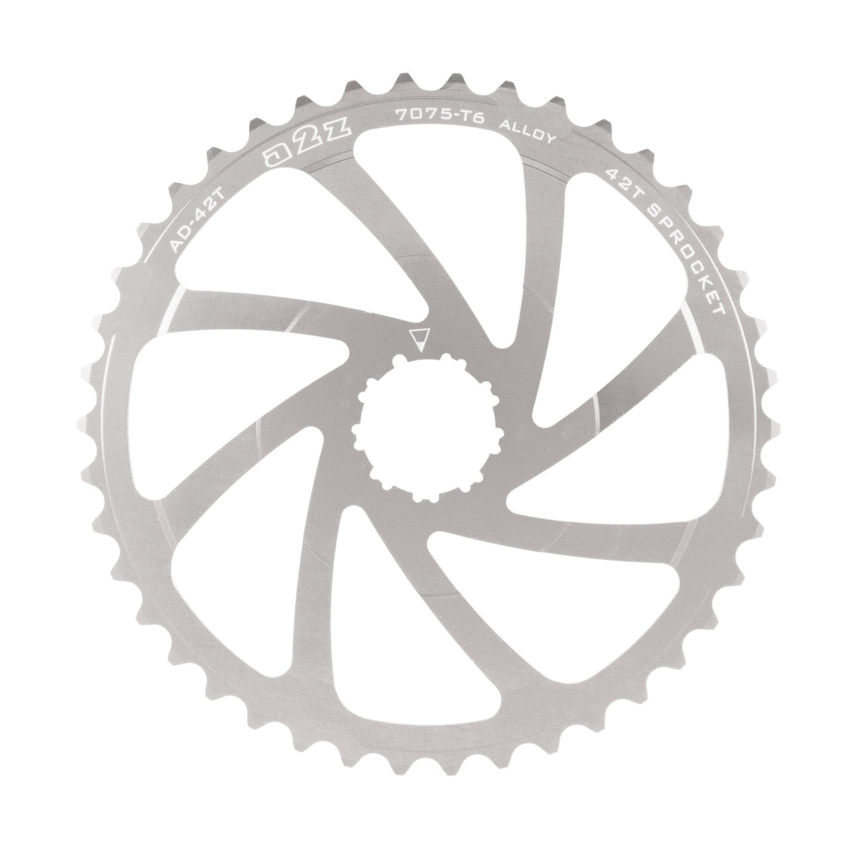 A2Z Wide Range Cassette Adapter Sprocket (42T, Silver)