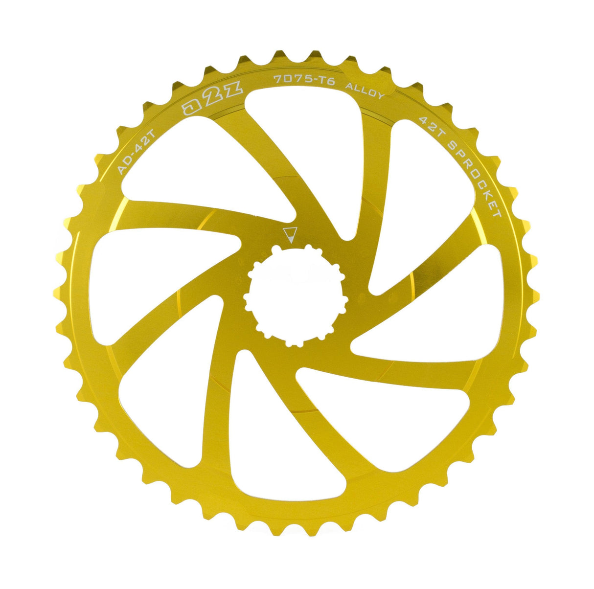 A2Z Wide Range Cassette Adapter Sprocket (48T, Gold)