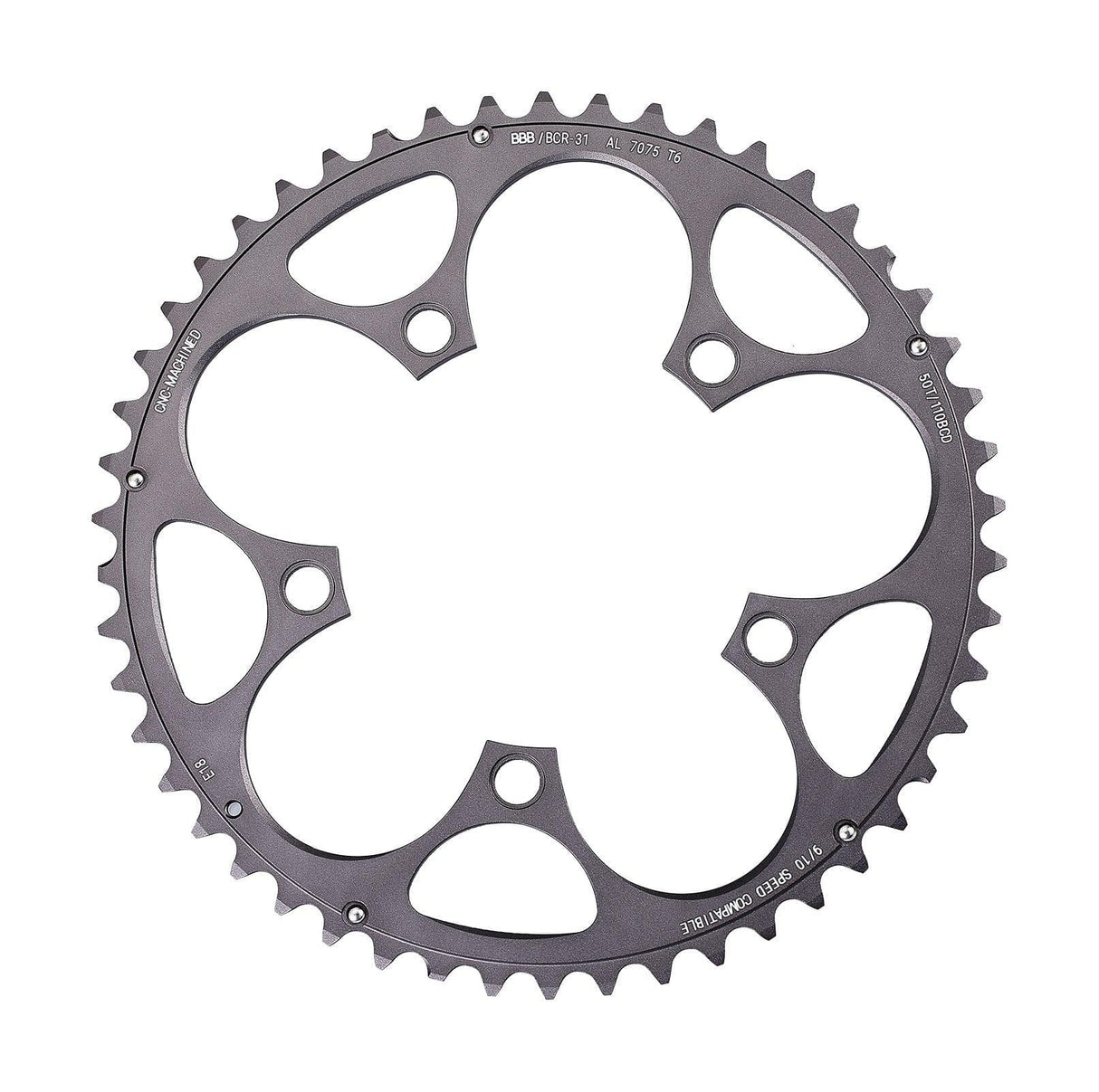 BBB BCR-31 - CompactGear Chainring (S9/10, 110BCD, 50T)