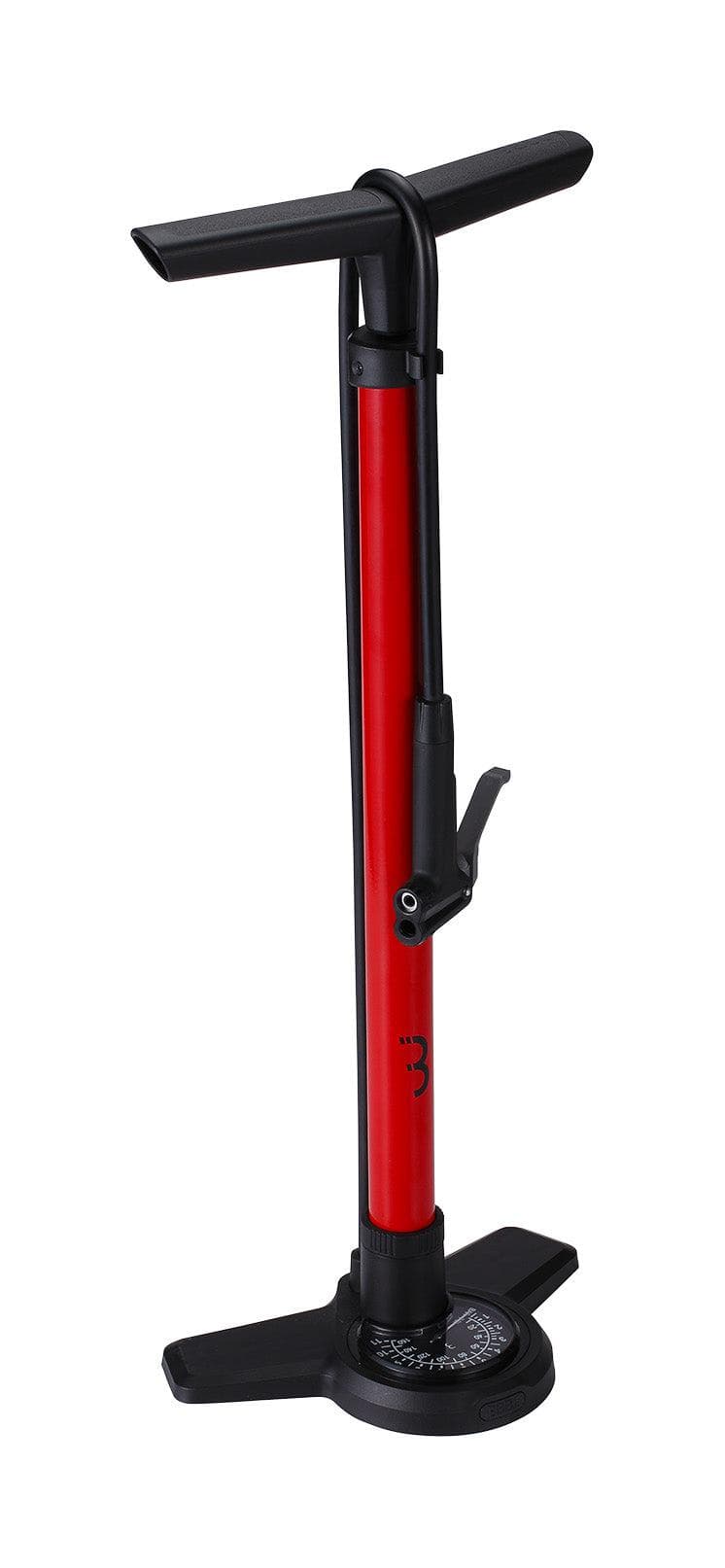 BBB BFP-28 - AirBoost Floor Pump with Gauge (Red)