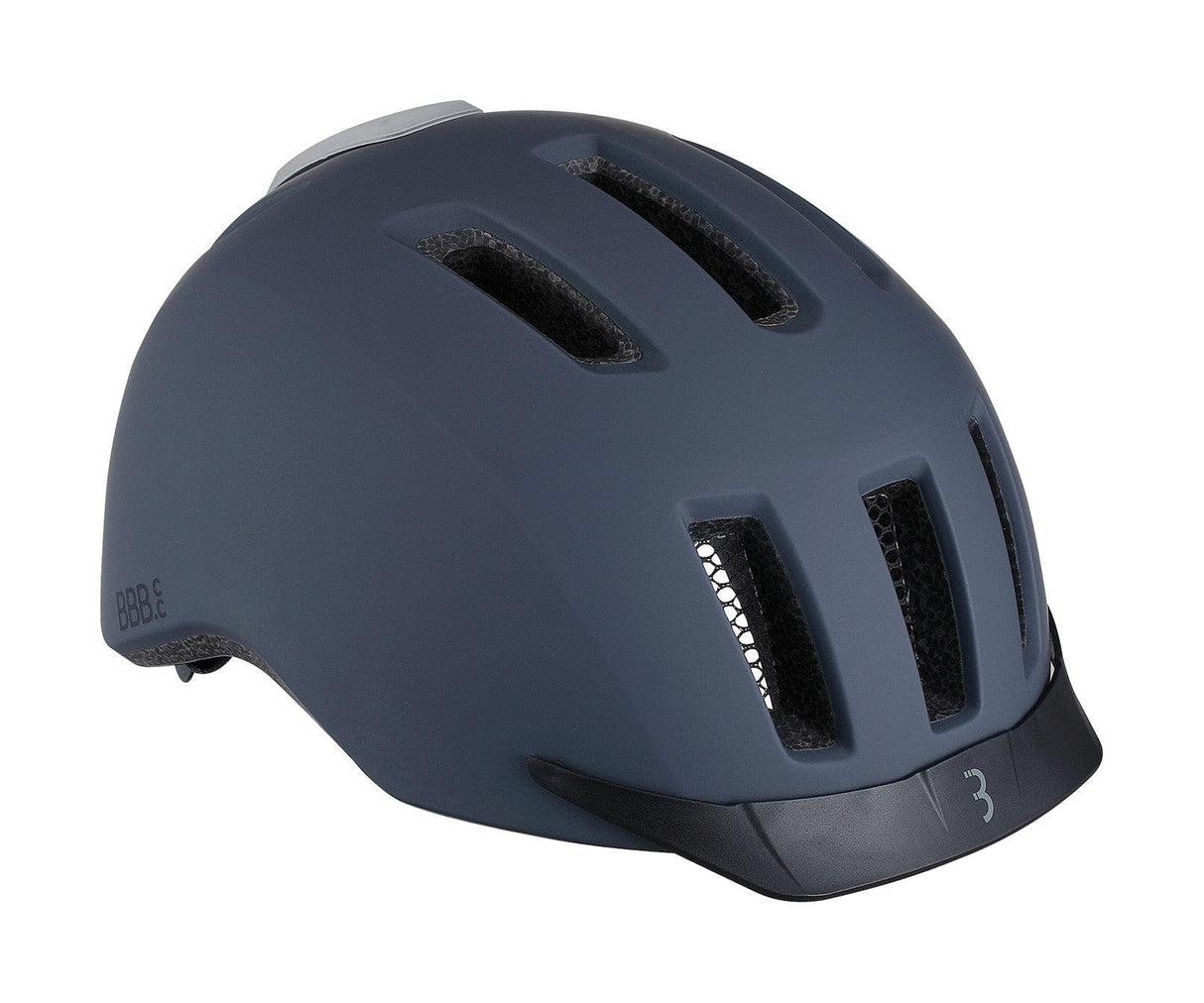 BBB BHE-161 - Grid Helmet with Rear LED Light (Black, 54-58cm)