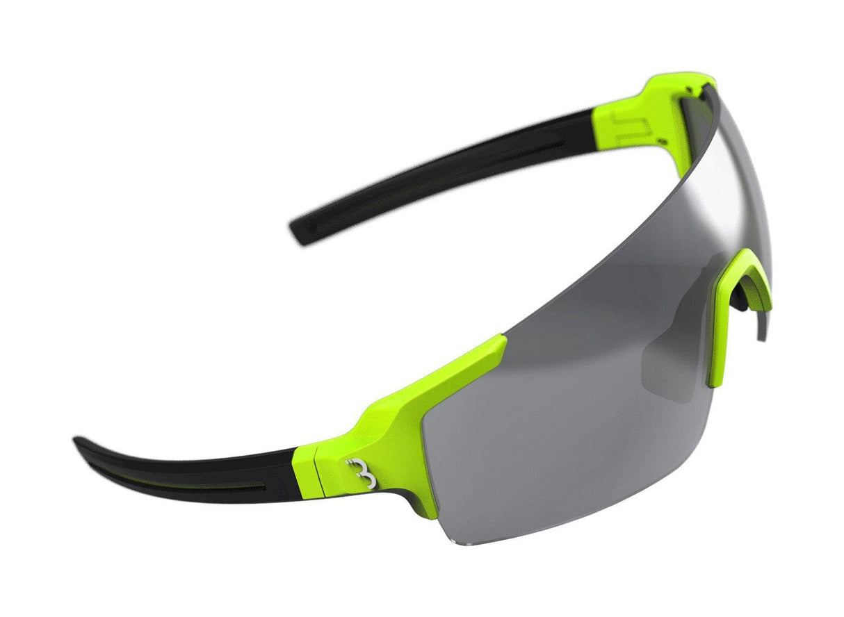 BBB BSG-63 - FullView Sport Glasses (Neon Yellow, Smoke Lens)