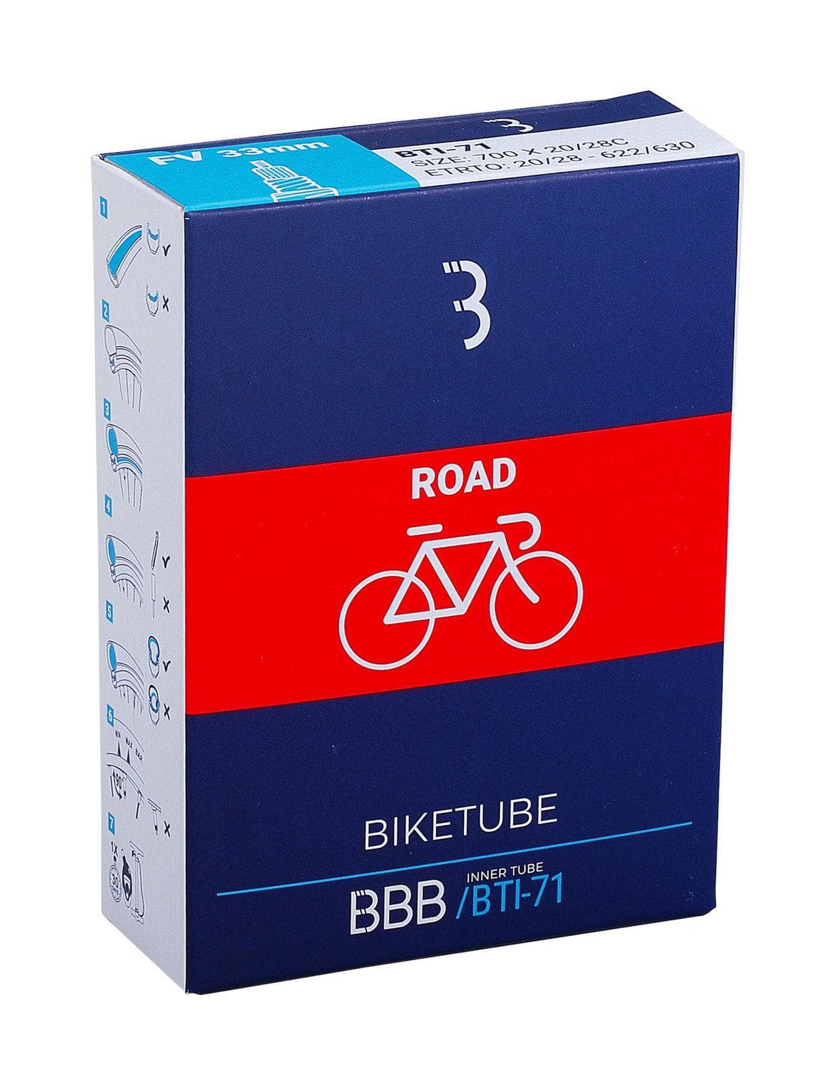 BBB BTI-71 - Innertube 700 x 18-23C (48mm Presta)