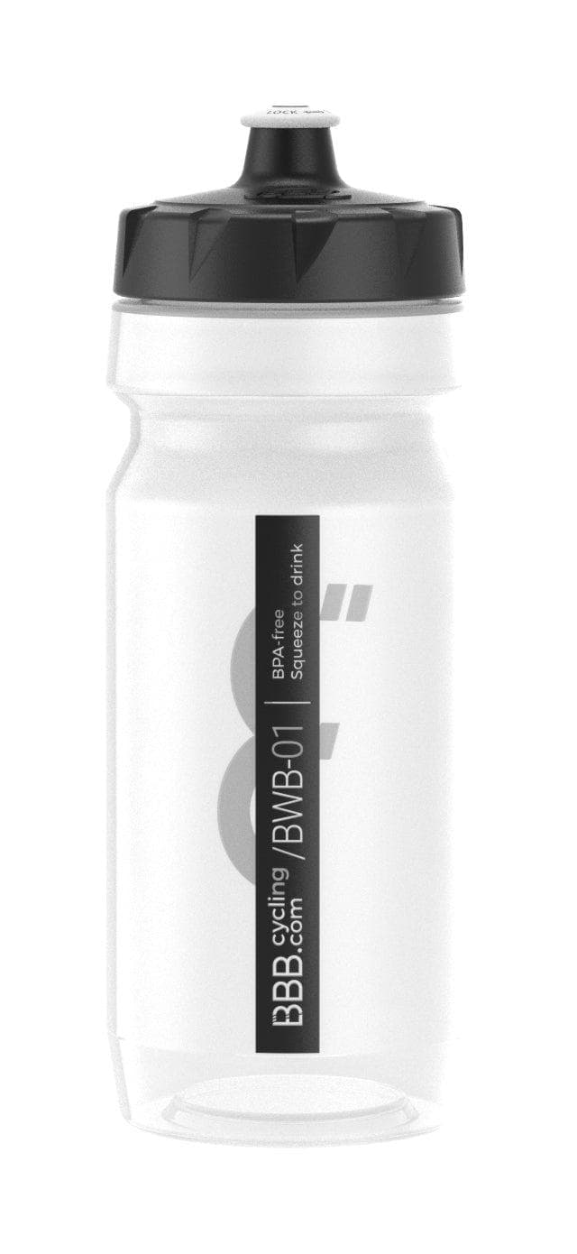 BBB BWB-01 - CompTank Water Bottle (550ml, Clear & Black)