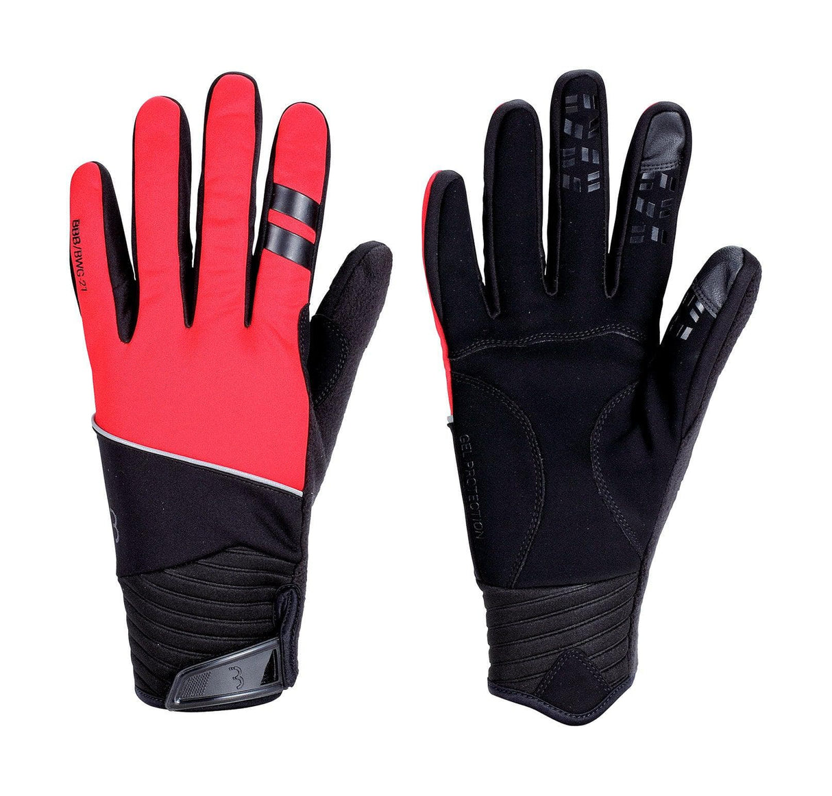 BBB BWG-21 - ControlZone Winter Gloves (Red, XL)