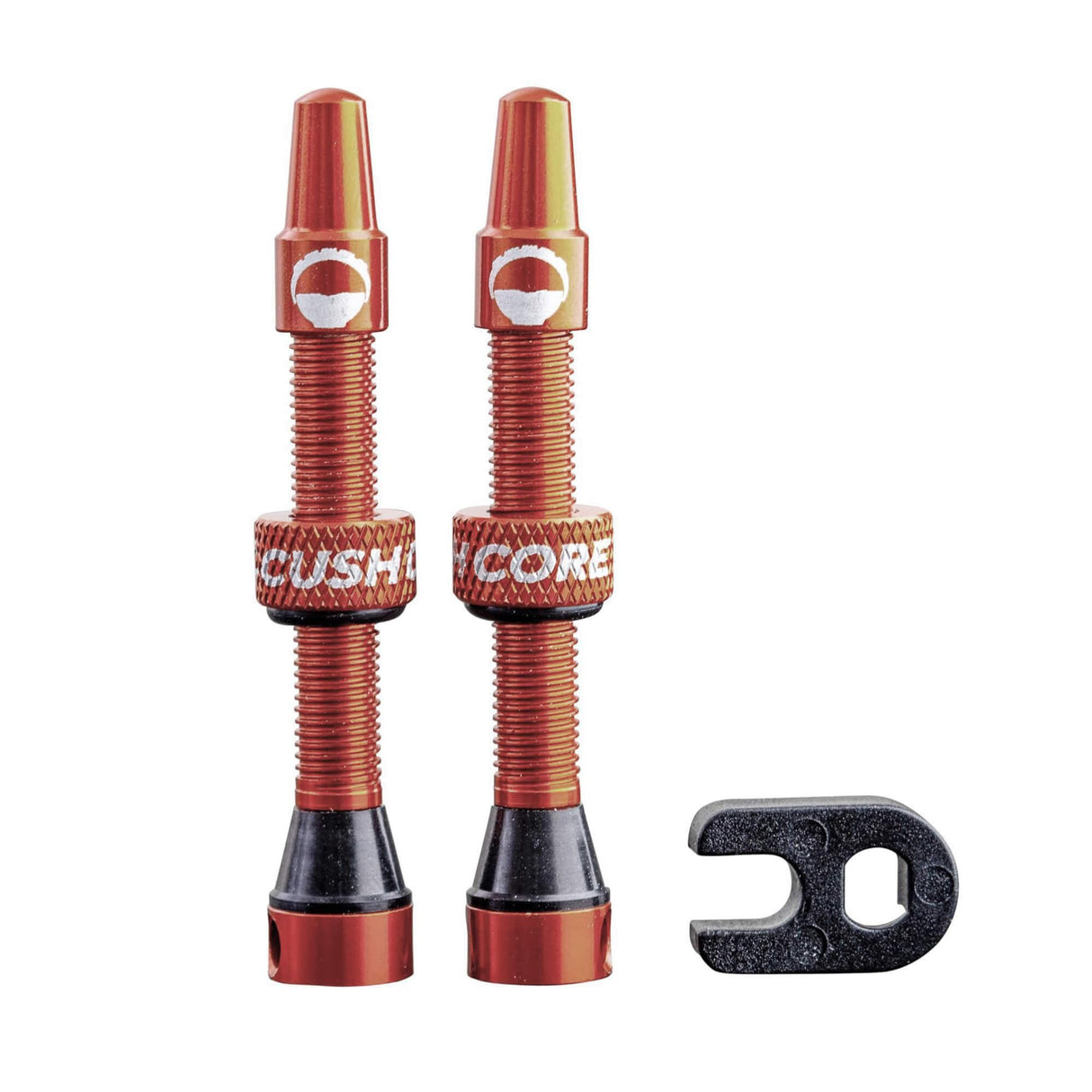 CushCore Tubeless Valves 44mm Orange