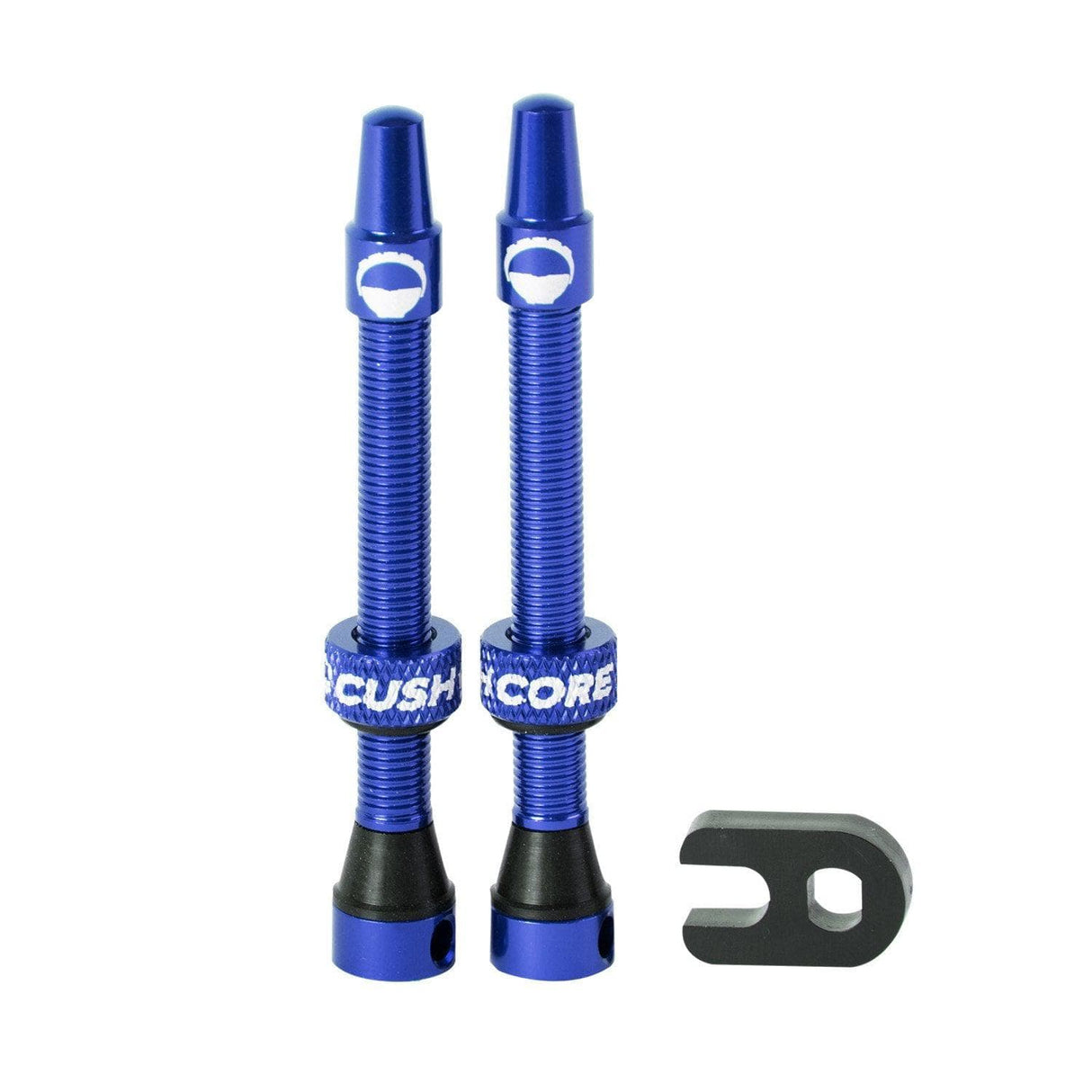 CushCore Tubeless Valves 55mm Royal Blue