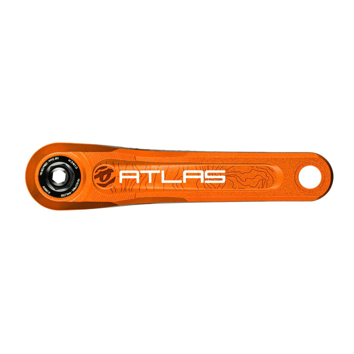 Race Face Atlas Cinch Cranks (Arms Only) Orange 170mm/83mm