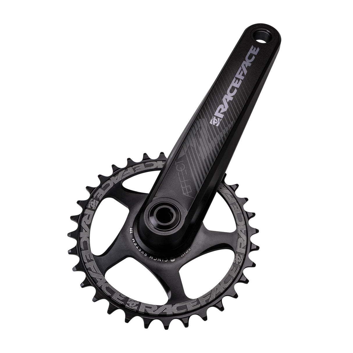 Race Face &#198;ffect R 137mm Cranks (Arms Only) Black 175mm