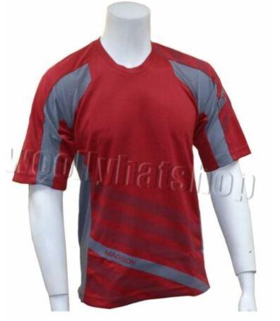 Madison Flux All Mountain Bicycle Cycling Short Sleeve Jersey in Red, SMALL