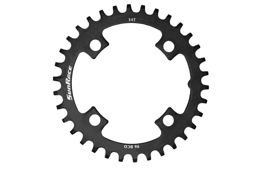 Sunrace Ms 10/11/12-Speed Narrow-Wide Chainring Steel - 32T BCD 96 - Black