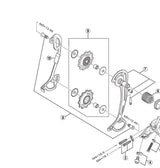 Shimano Spares RD-M592 guide pulley bolt and tension pulley bolt set