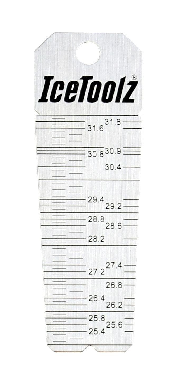 IceToolz The Wat Seat Tube Gauge 25.4 - 31.8mm