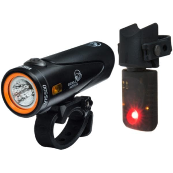 Light and Motion Vis 500 Onyx + Vya 50 light twinpack