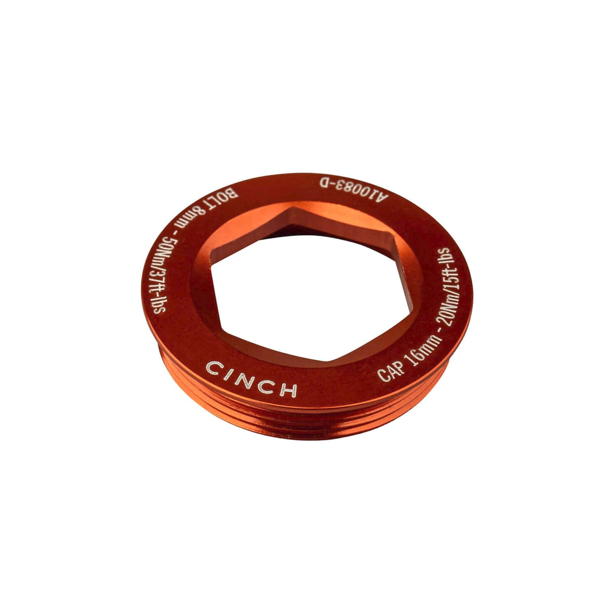 Race Face Cinch XC / AM Puller Cap with Washer Orange