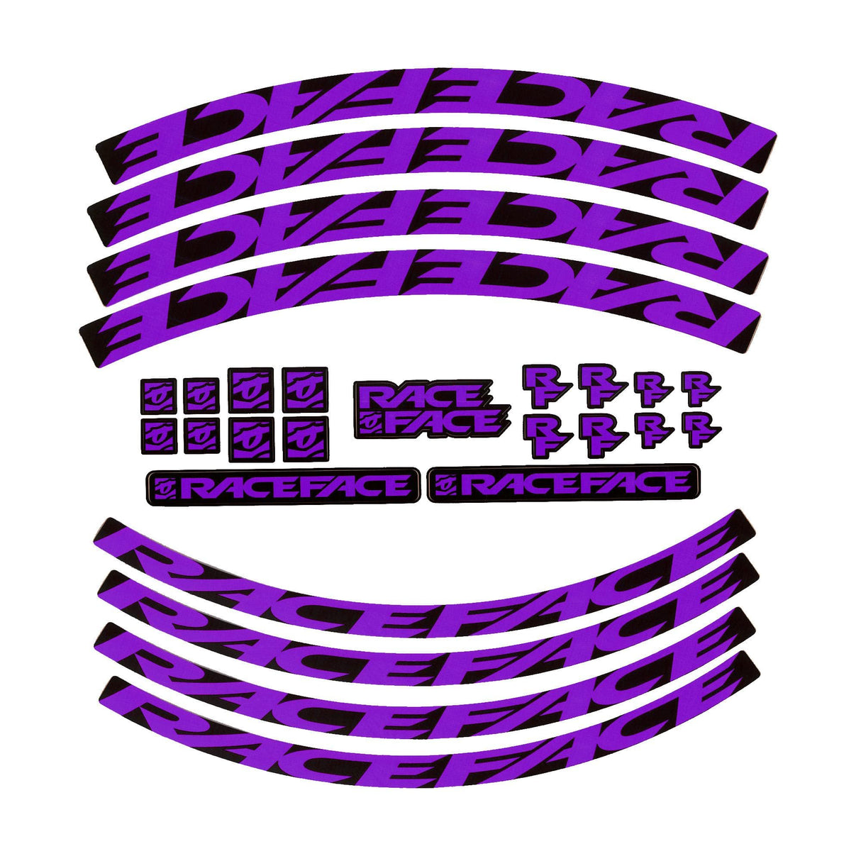 Race Face Decal Kit Purple S