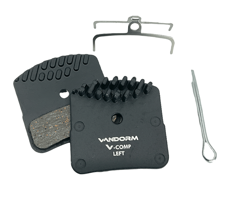 Vandorm V-COMP Finned Disc Brake Pads - H03A, Shimano Saint M810, 820, Zee M640