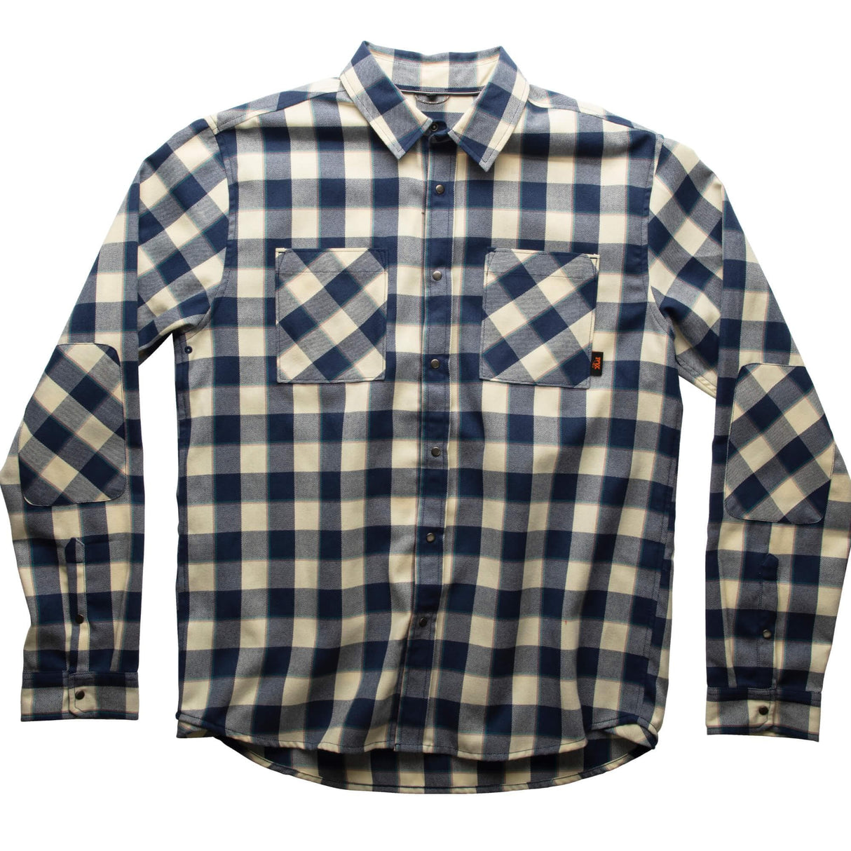 Fox Heavyday Long Sleeve Flannel Shirt Blue / Tan S