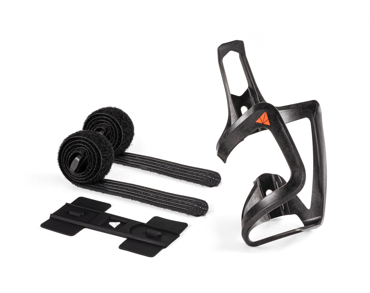 Granite Granite AUX E+ Carbon Side Loading Bottle Cage & Long Strap