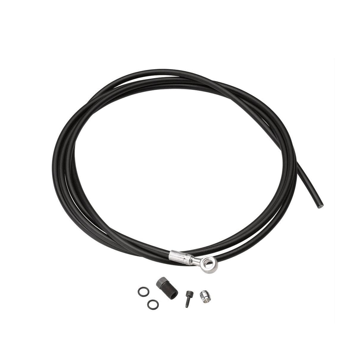 Sram Disc Brake Hydraulic Hose Kit Sram Road Black 2000Mm (Includes Caliper Banjo & Fittings): Black