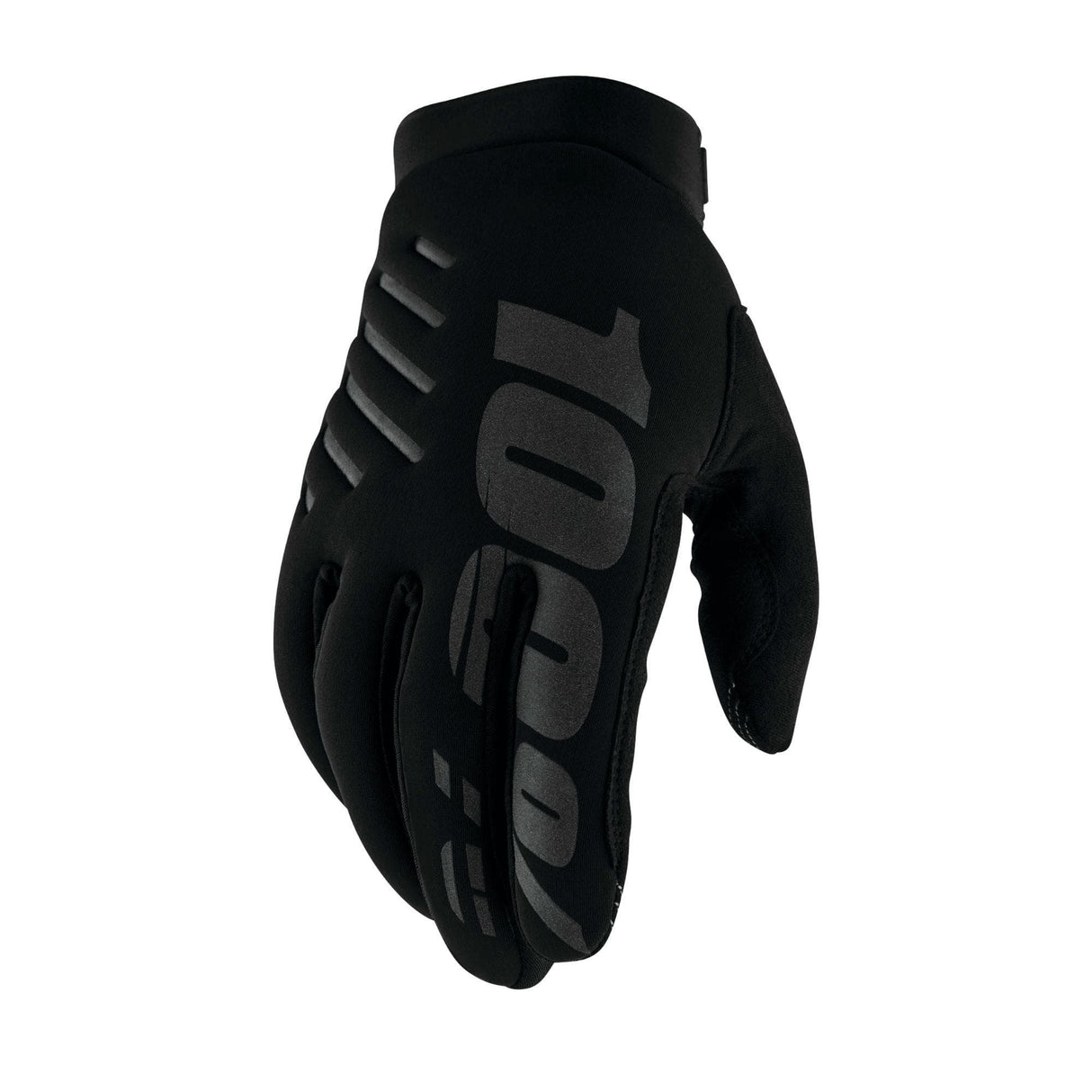 100% Brisker Cold Weather Youth Glove Black / Grey L