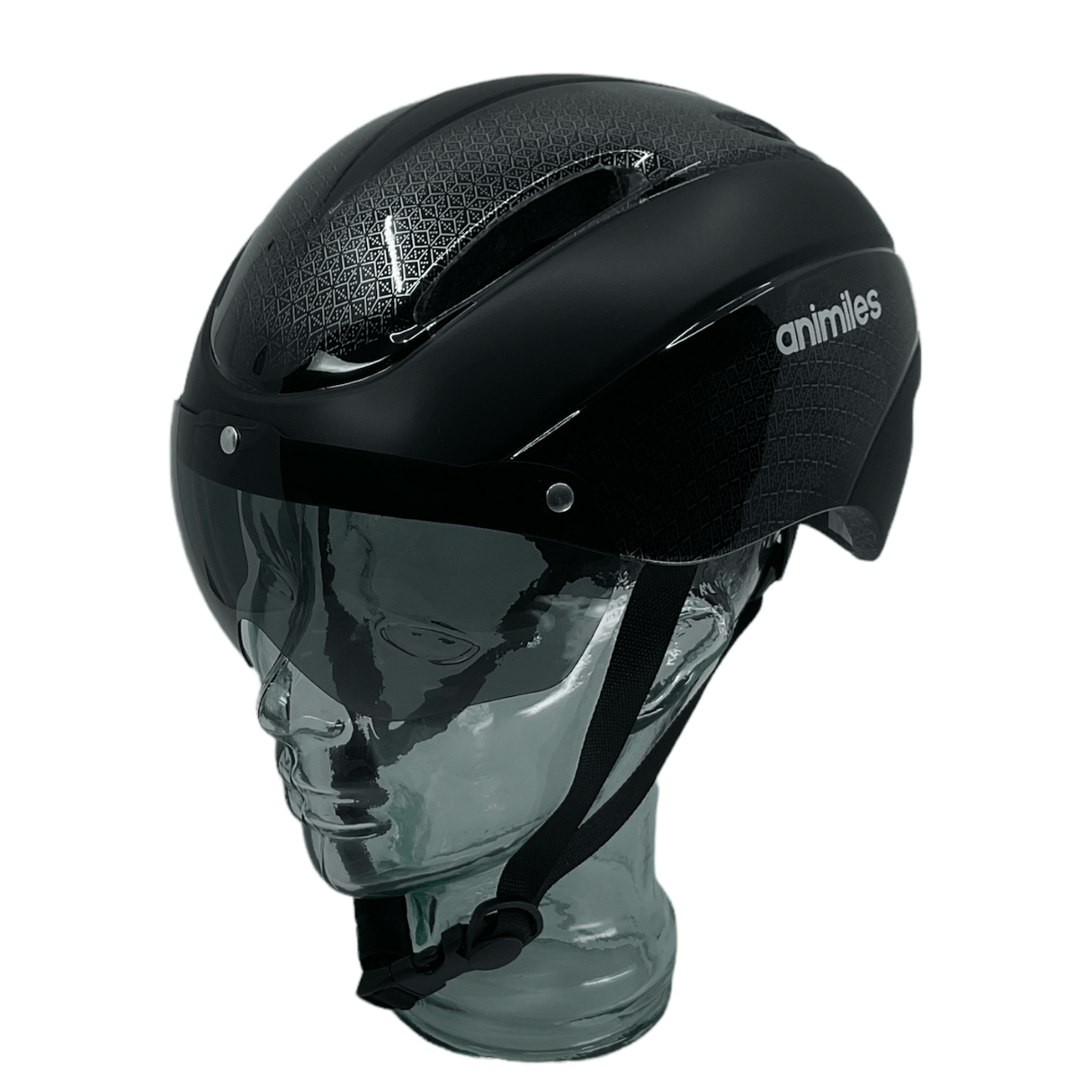 Animiles Adult Helmet - Gloss Black L 57-61cm