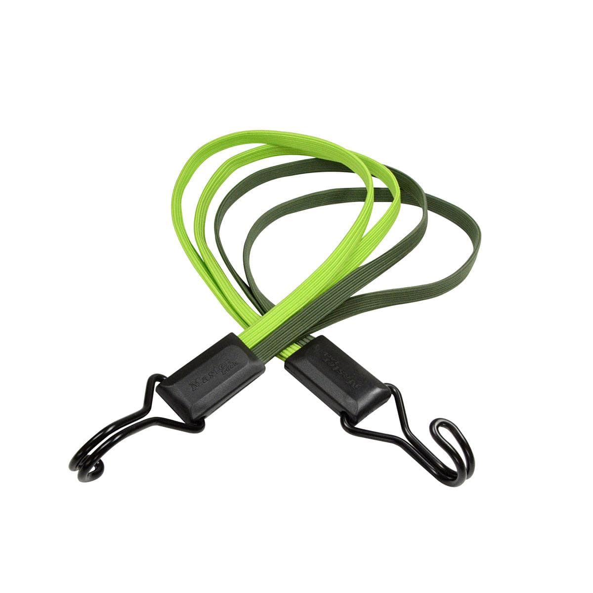 Master Lock Flat Smooth Multi Cord Bungee 70Cm - Green: Green 70Cm