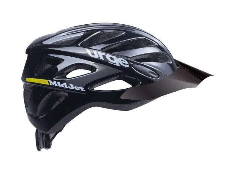 Urge MidJet Kids MTB Helmet (Black, 48-55cm)