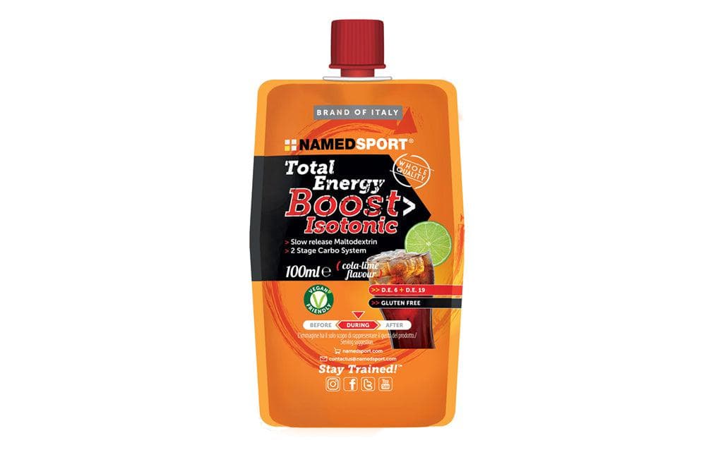 NamedSport TOTAL ENERGY BOOST   Isotonic Cola & Lime  18 X100ml