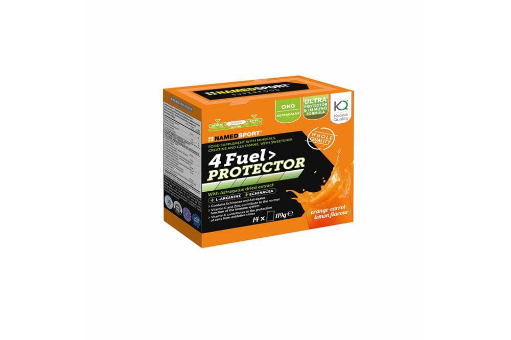 NamedSport 4 Fuel PROTECTOR DRINK Orange, Carrot & Lemon 14x119g Long Date