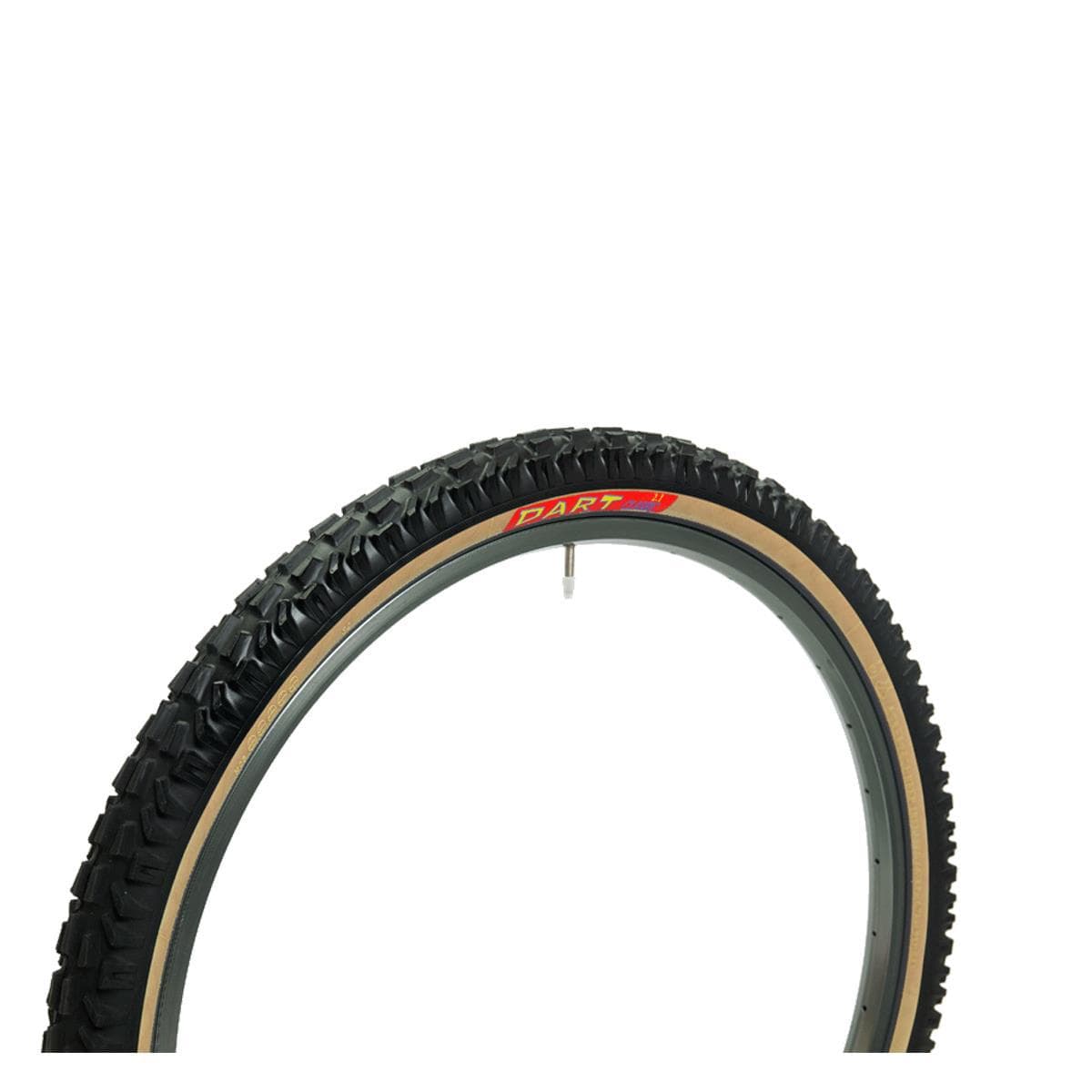 Panaracer Dart Classic Folding Tyre: Black/Amber 26X2.1"