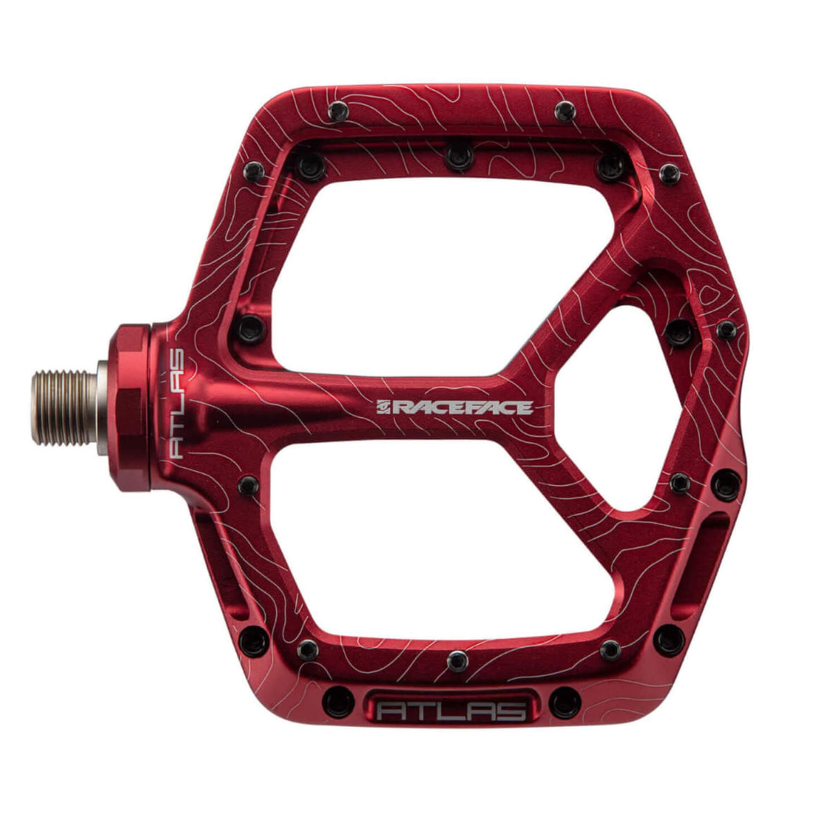 Race Face Atlas Pedals 2022 Red