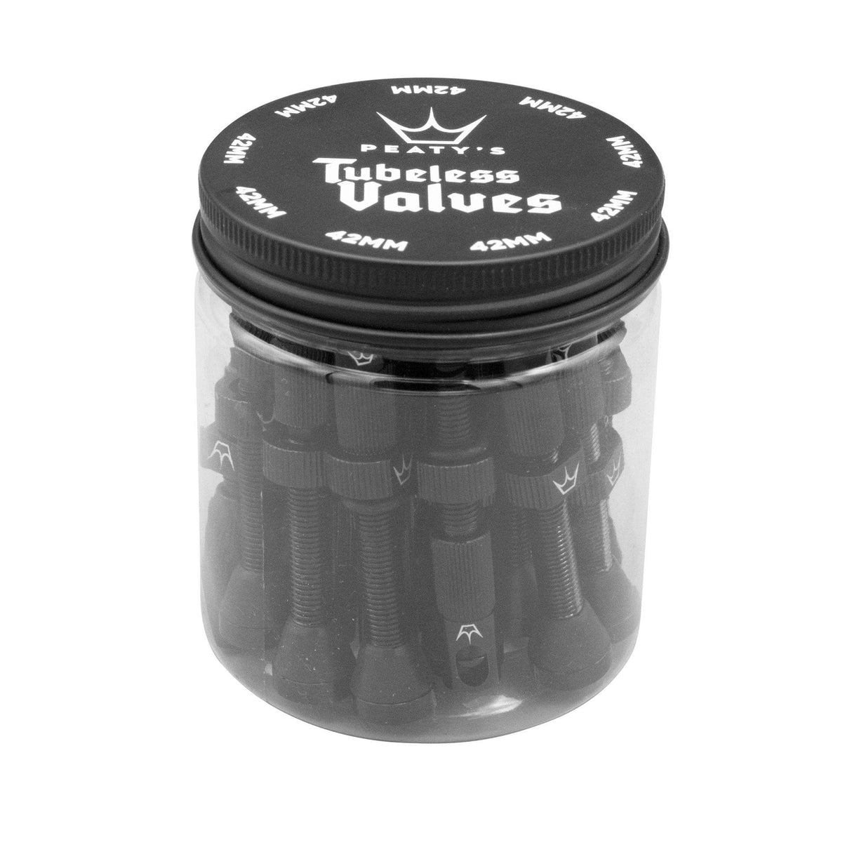 Peaty's x Chris King Tubeless MK2 Valves Workshop Pack 42mm Black (Box of 26)