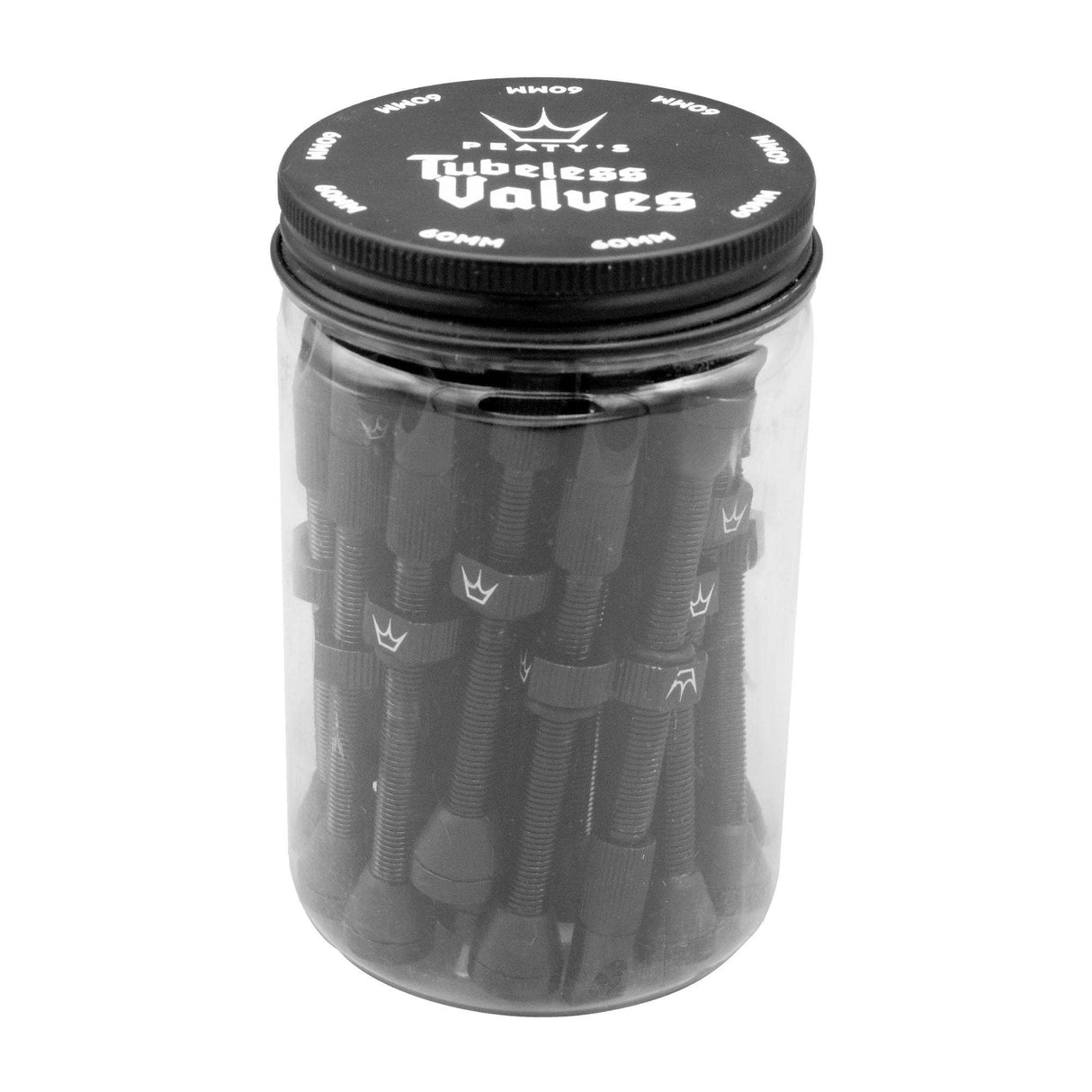 Peaty's x Chris King Tubeless MK2 Valves Workshop Pack 60mm Black (Box of 26)