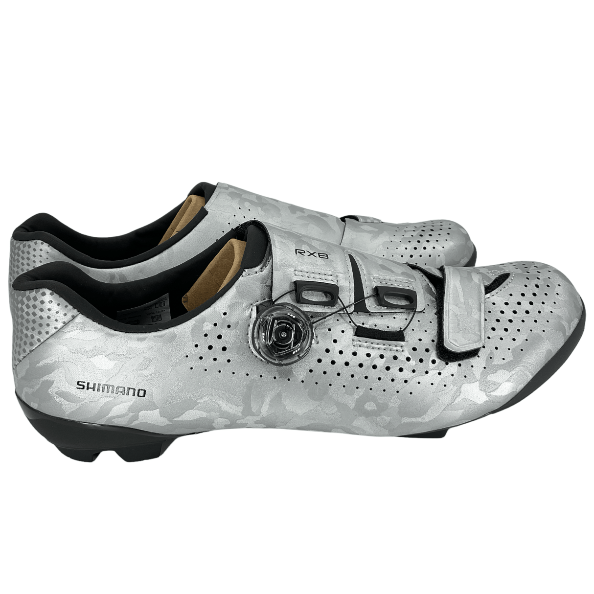 Shimano RX8 SPD Shoes, size 45, Silver (Customer return)