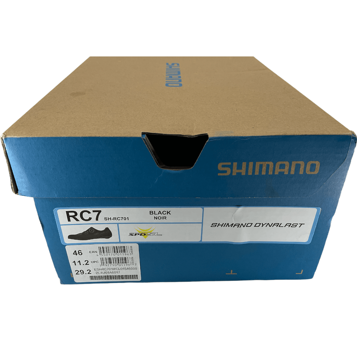 Shimano RC7 (RC701) SPD-SL Shoes, size 46, Black (customer return)