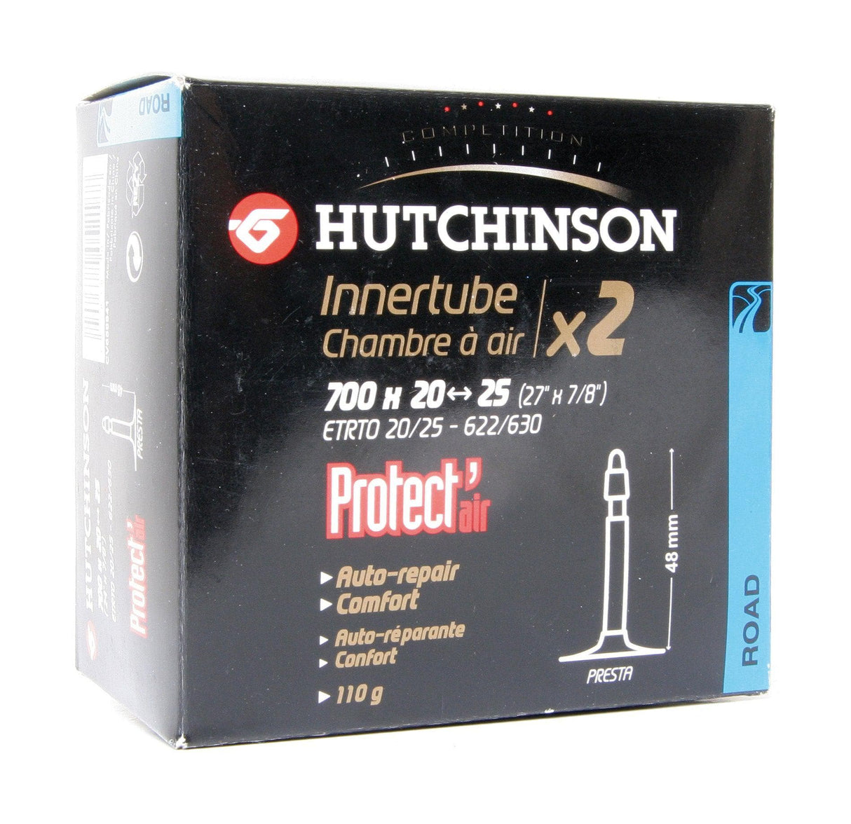 Hutchinson NLA Protect'Air Road Tube (700 x 37 - 50, 48mm Presta)