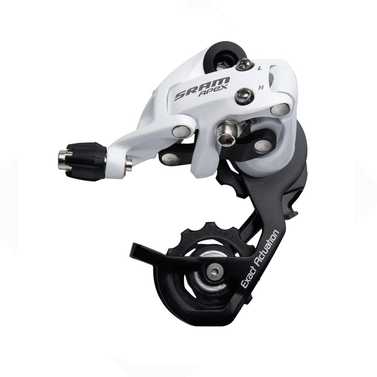 Sram Apex Rear Derailleur White Short Cage: White 10Spd Short