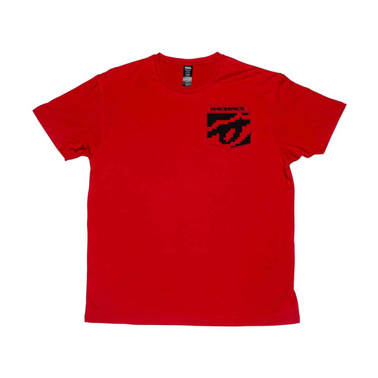 Race Face 8 Bit Pocket Short Sleeve T-Shirt 2020 Red L