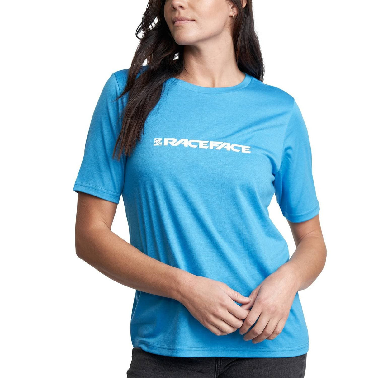 Race Face Classic Logo Short Sleeve Women's T-Shirt Royale M