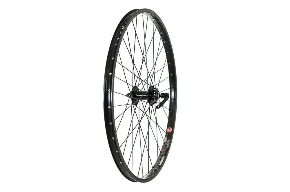 Tru-build wheels 26  Double Wall Jump Front Disc Wheel, Black (Qr) - Front - Black