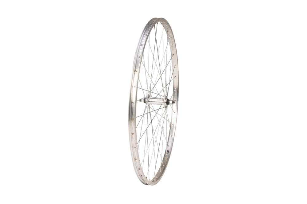 Tru-build wheels 700C Front Wheel, Alloy Hub, Single Wall Rim, 36H, Silver - Front - Silver