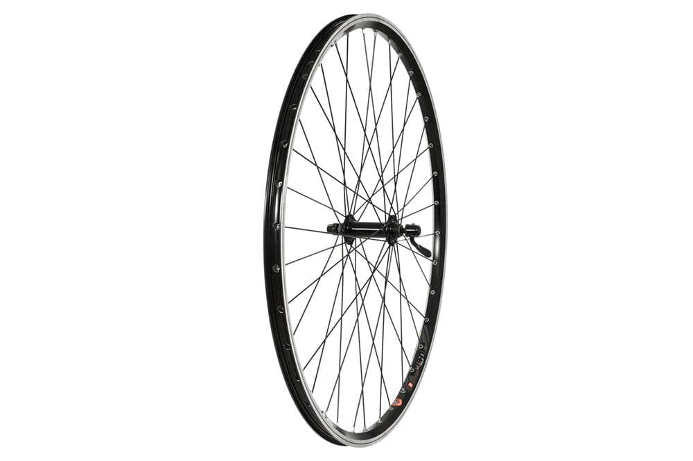 Tru-build wheels 700C Front Wheel, Alloy Hub, Mach1 240 Rim, 36H, Black (Qr) - Front - Black