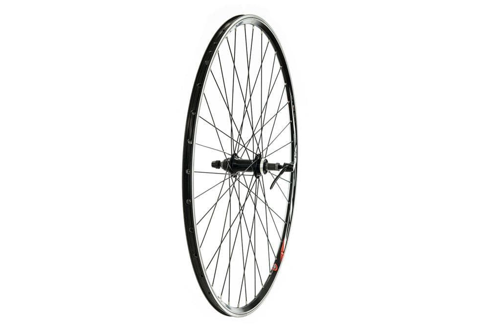 Tru-build wheels 700C Rear Wheel, Mach1 Cfx Rim, Screw-On Freewheel Fitting, - Rear - Black