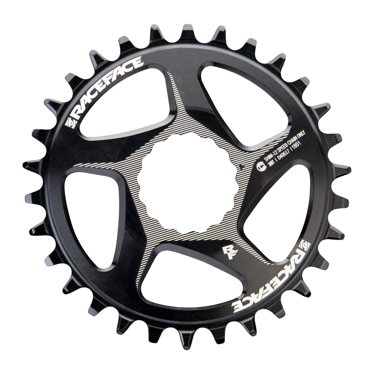 Race Face Direct Mount 12 Speed Chainring Wide Off-set 34T Black