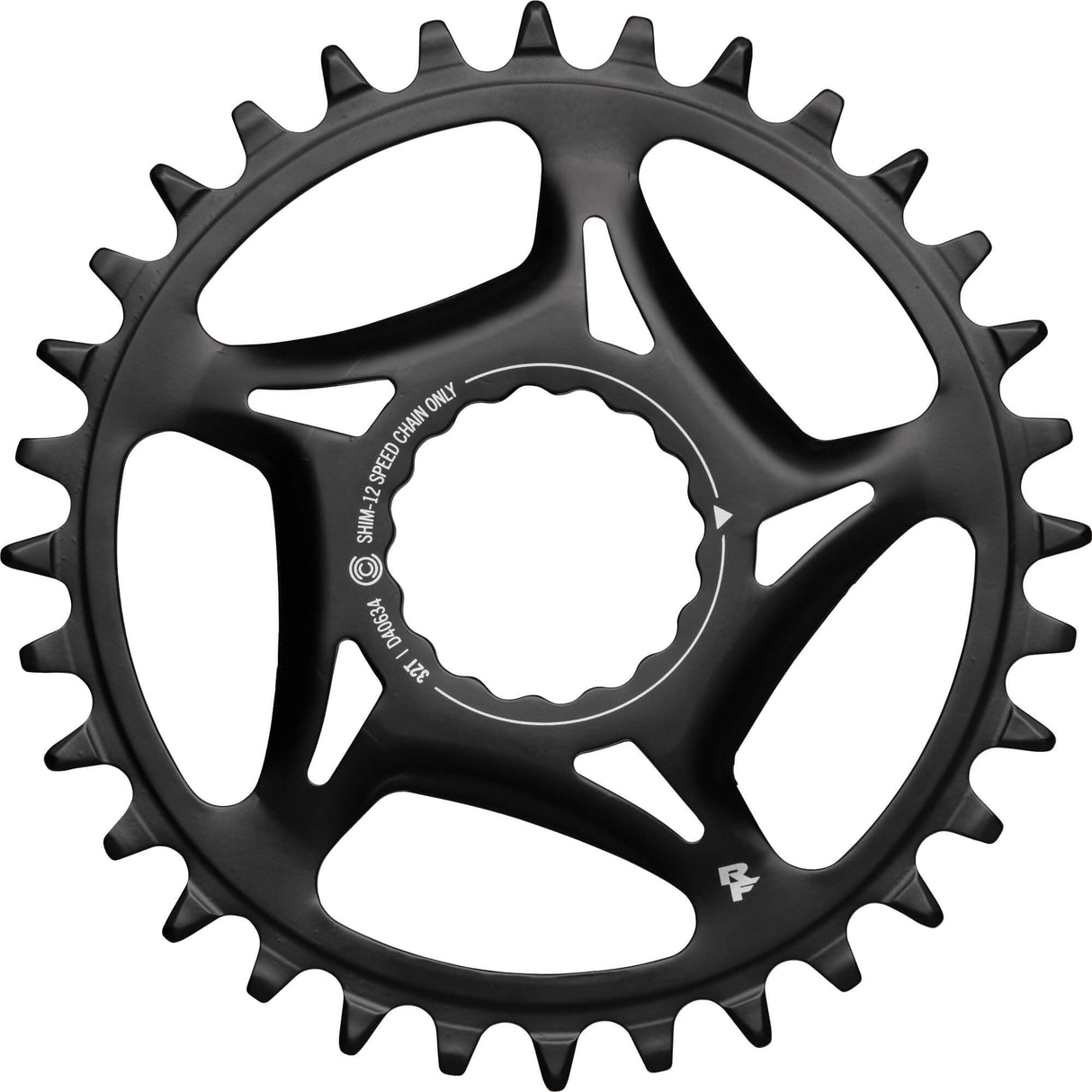 Race Face Direct Mount CINCH Shimano 12 Speed Chainring 2021 30T Black