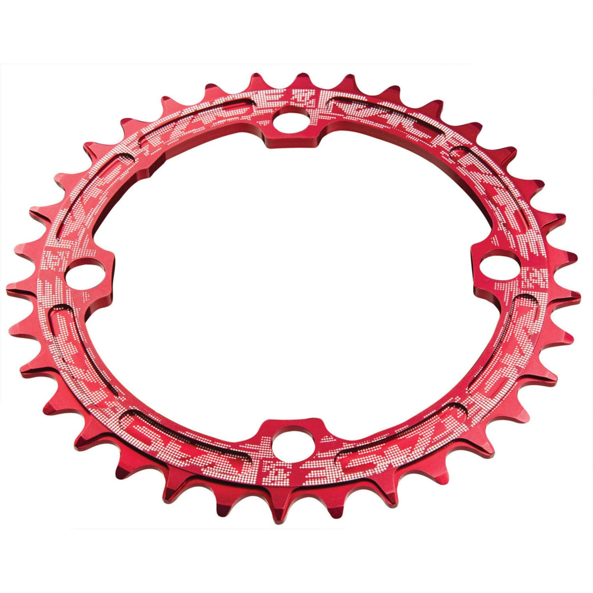 Race Face Narrow/Wide Single Chainring Red 104x34T