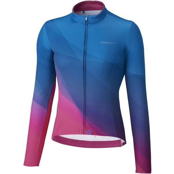 Shimano Clothing Women's Kaede Thermal Jersey; Blue; Size L