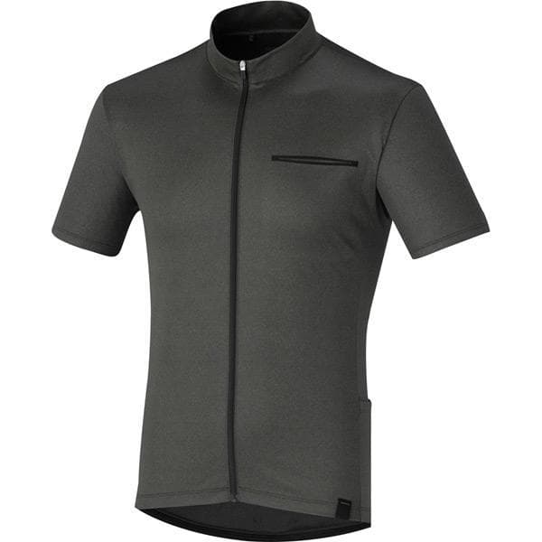 Shimano Clothing Men's Transit Pavement Jersey; Black Denim; Size S